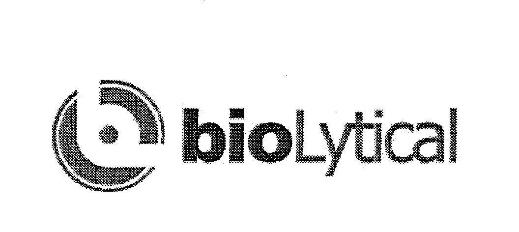 Mẫu nhãn hiệu B BIO LYTICAL