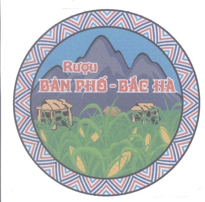 Mẫu nhãn hiệu Bản phố - Bắc Hà Rượu
