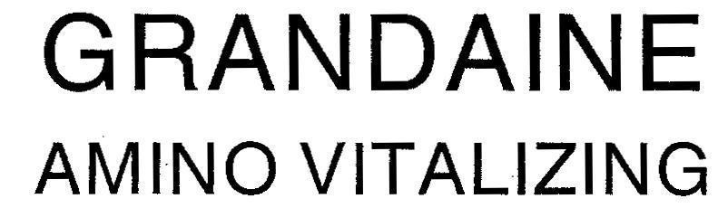 Mẫu nhãn hiệu GRANDAINE AMINO VITALIZING