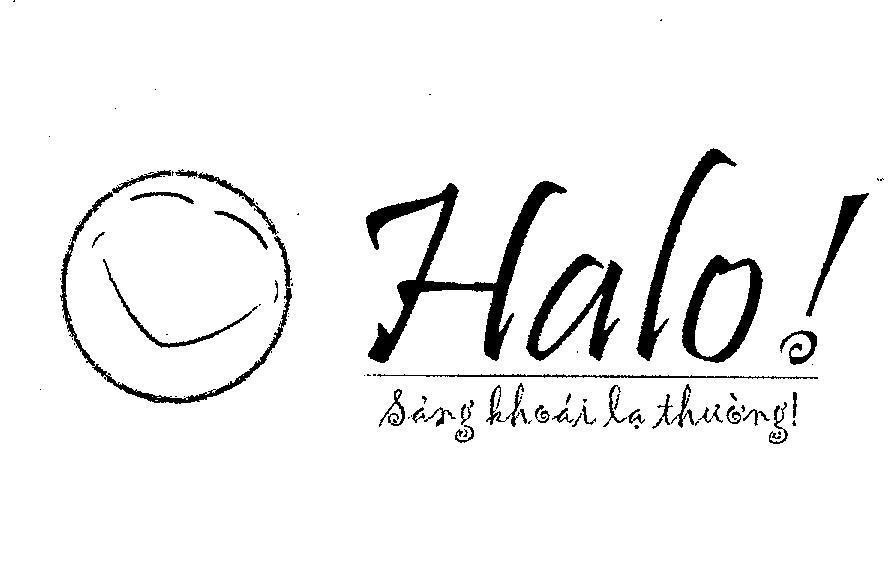 Mẫu nhãn hiệu HALO SảNG KHOáI Lạ THƯờNG