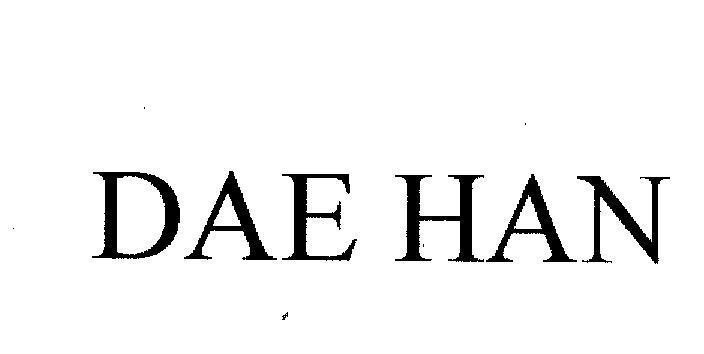 Mẫu nhãn hiệu DAE HAN