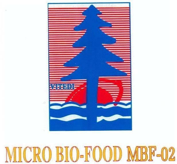 Mẫu nhãn hiệu VITEDI MICRO BIO-FOOD MBF-02