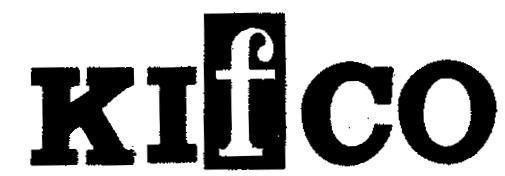 Mẫu nhãn hiệu KIFCO