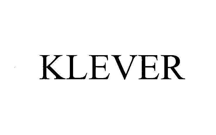 Mẫu nhãn hiệu KLEVER