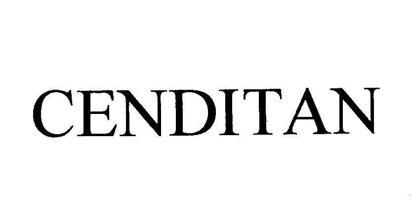 Mẫu nhãn hiệu CENDITAN