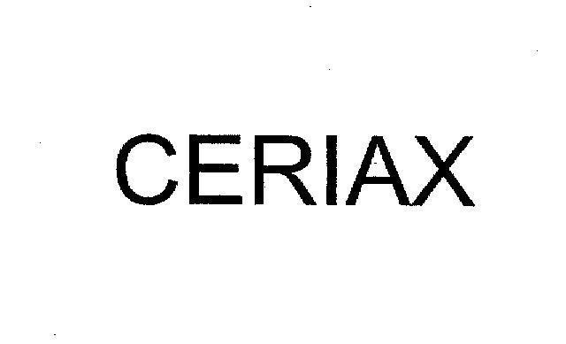 Mẫu nhãn hiệu CERIAX