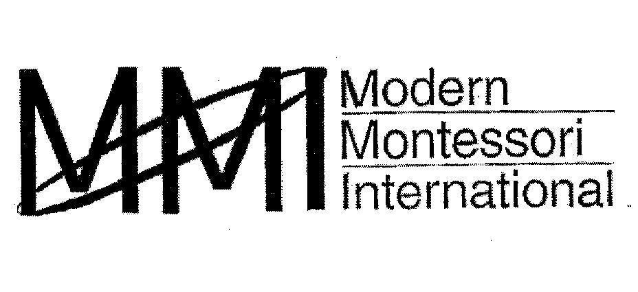 Mẫu nhãn hiệu MMI MODERN MONTESSORI INTERNATIONAL