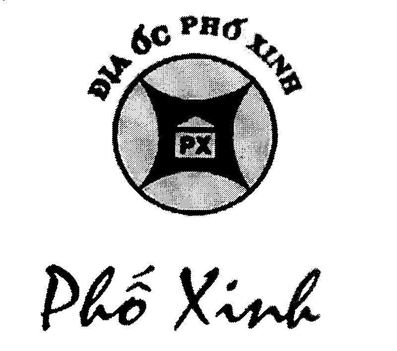 Mẫu nhãn hiệu Phố Xinh PX Phố Xinh Địa ốc