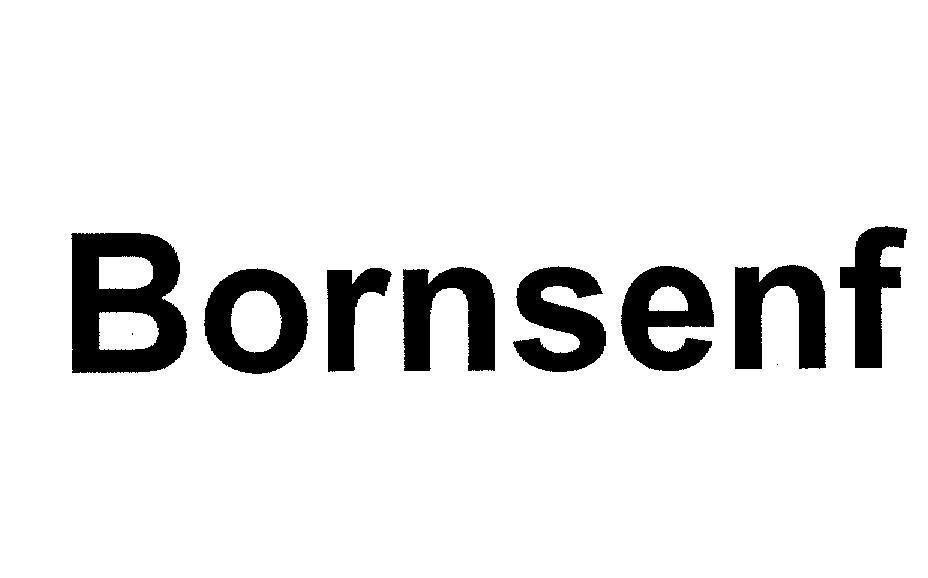 Mẫu nhãn hiệu BORNSENF