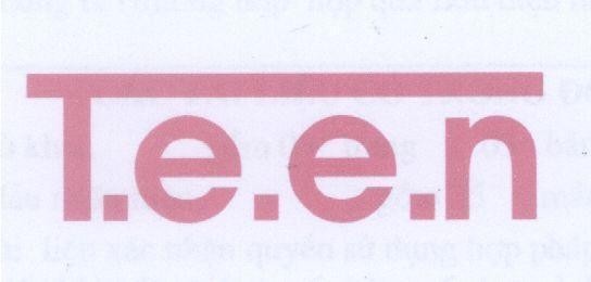 Mẫu nhãn hiệu T E E N [TEEN]