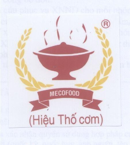 Mẫu nhãn hiệu MECOFOOD THố CƠM HIệU