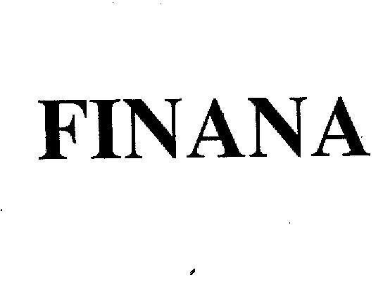 Mẫu nhãn hiệu FINANA