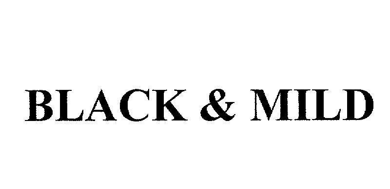 Mẫu nhãn hiệu BLACK & MILD
