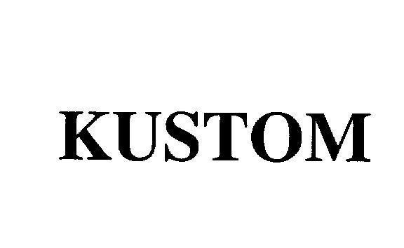Mẫu nhãn hiệu KUSTOM