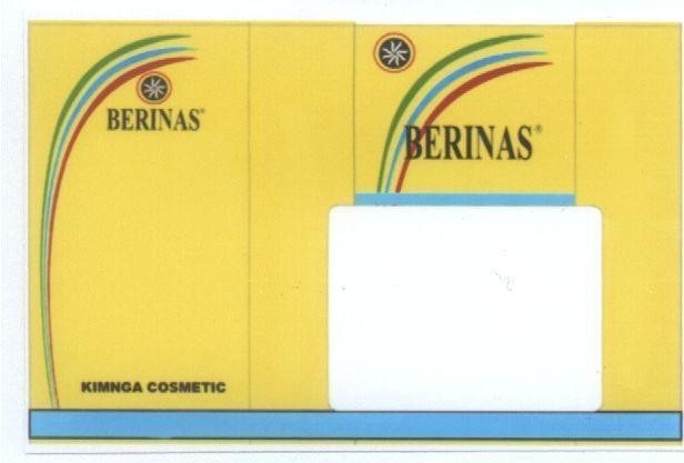 Mẫu nhãn hiệu BERINAS KIMNGA COSMETIC