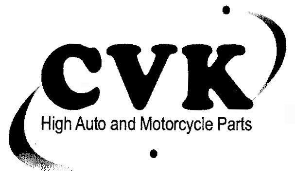 Mẫu nhãn hiệu CVK HIGH AUTO AND MOTORCYCLE PARTS