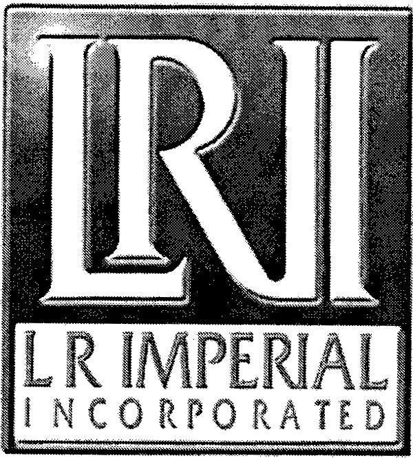 Mẫu nhãn hiệu LRII LR IMPERIAL INCORPORATED