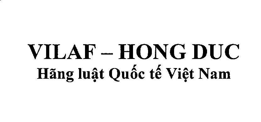 Mẫu nhãn hiệu VILAF HONG DUC HãNG LUậT QUốC Tế VIệT NAM