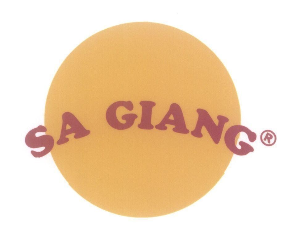 Mẫu nhãn hiệu SA GIANG