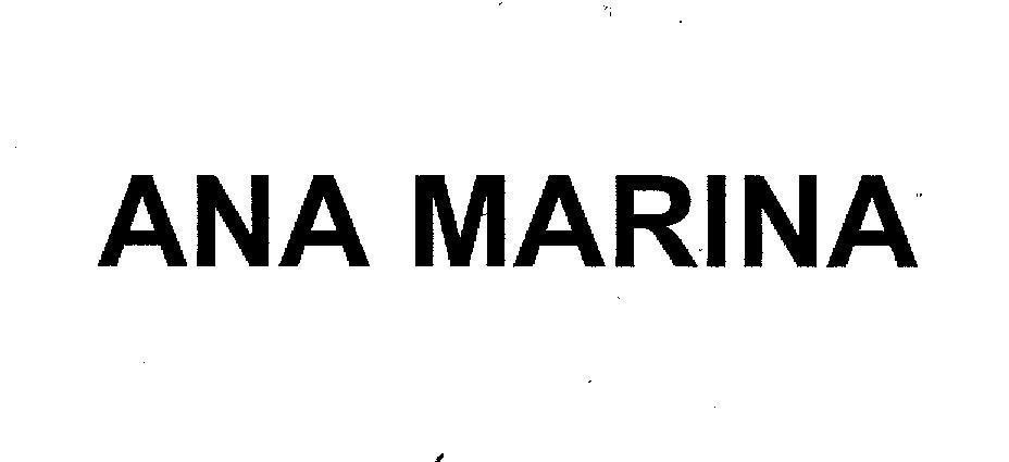 Mẫu nhãn hiệu ANA MARINA