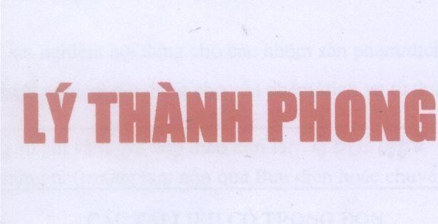 Mẫu nhãn hiệu Lý Thành Phong