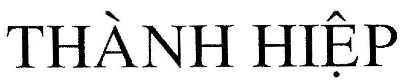 Mẫu nhãn hiệu Thành Hiệp