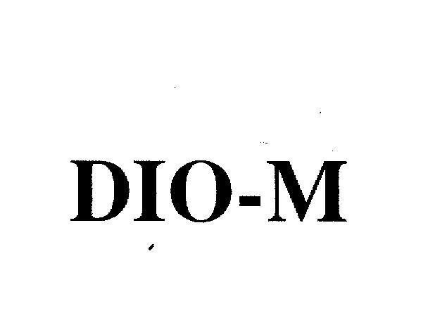 Mẫu nhãn hiệu DIO M