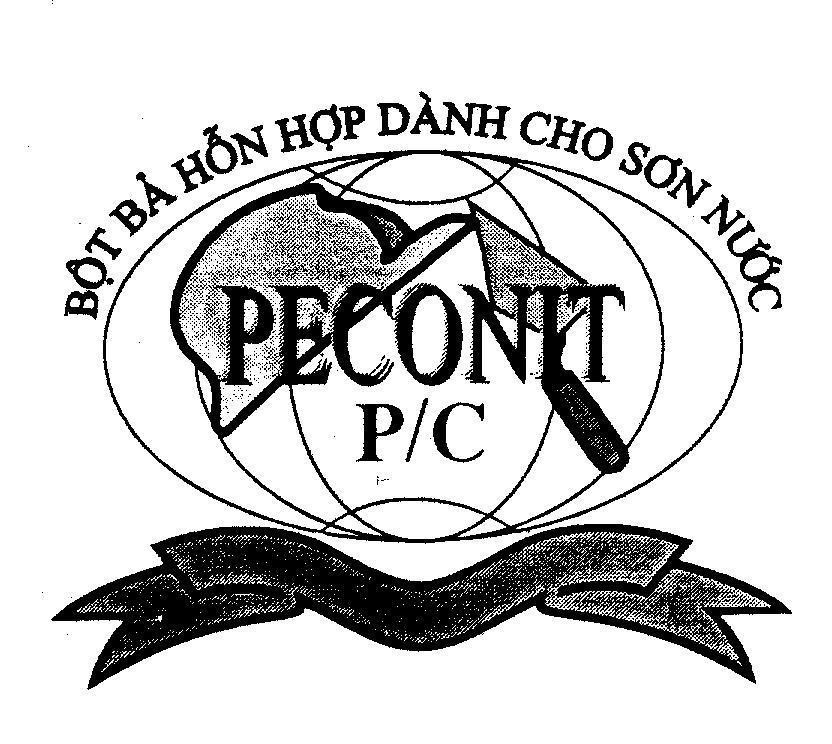 Mẫu nhãn hiệu PECONIT PC Bột bả hỗn hợp dành cho sơn nước