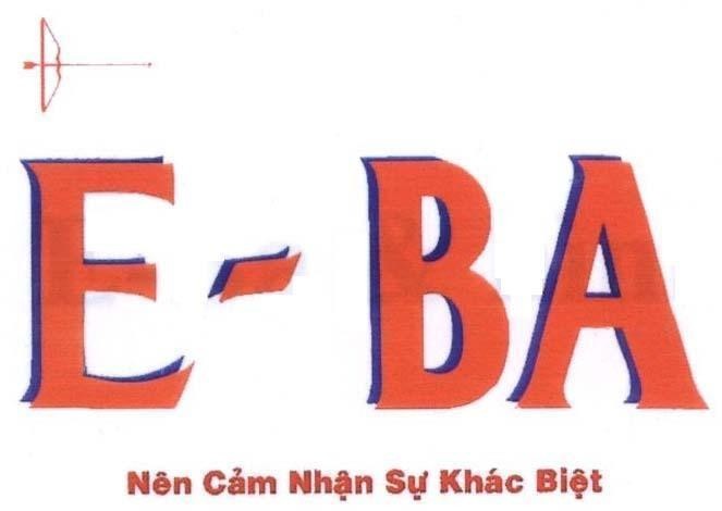 Mẫu nhãn hiệu E BA NÊN CảM NHậN Sự KHáC BIệT
