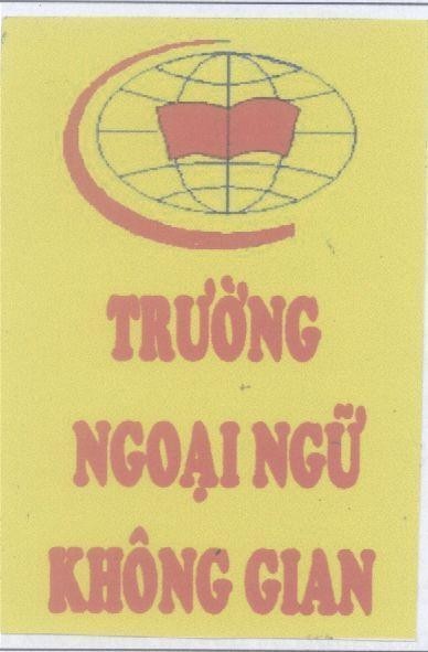 Mẫu nhãn hiệu Không Gian Trường Ngoại Ngữ