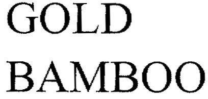 Mẫu nhãn hiệu GOLD BAMBOO