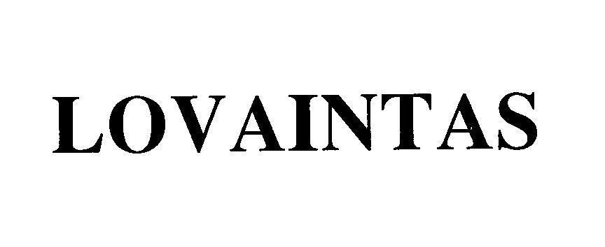 Mẫu nhãn hiệu LOVAINTAS