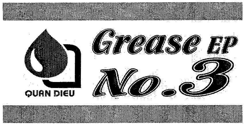 Mẫu nhãn hiệu GREASE EP QUAN DIEU NO 3