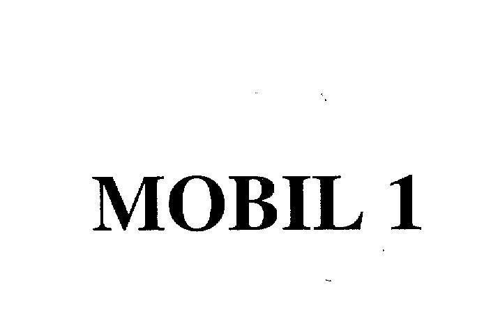 Mẫu nhãn hiệu MOBIL 1