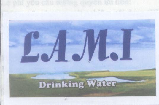 Mẫu nhãn hiệu LAMI DRINKING WATER