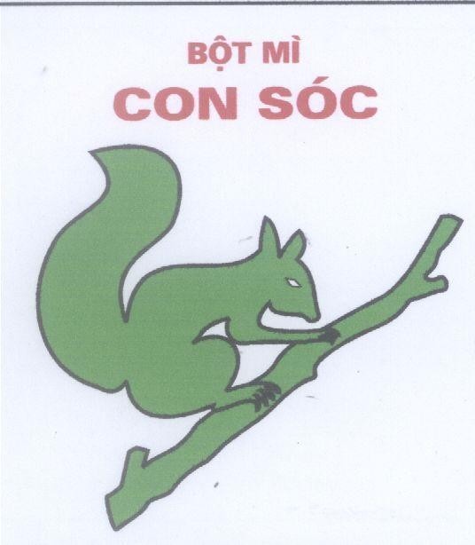 Mẫu nhãn hiệu CON SóC BộT Mì