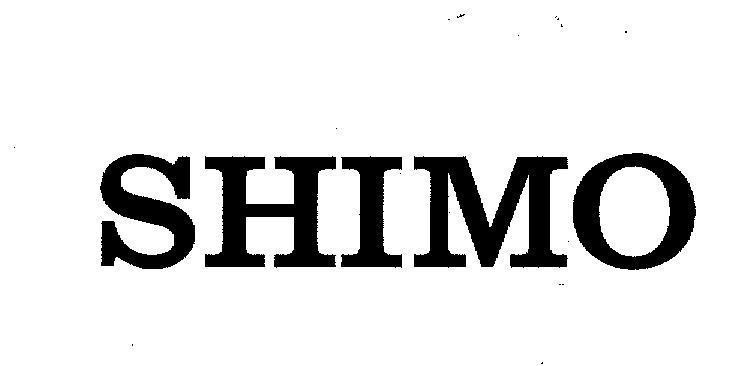 Mẫu nhãn hiệu SHIMO