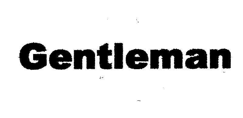 Mẫu nhãn hiệu GENTLEMAN