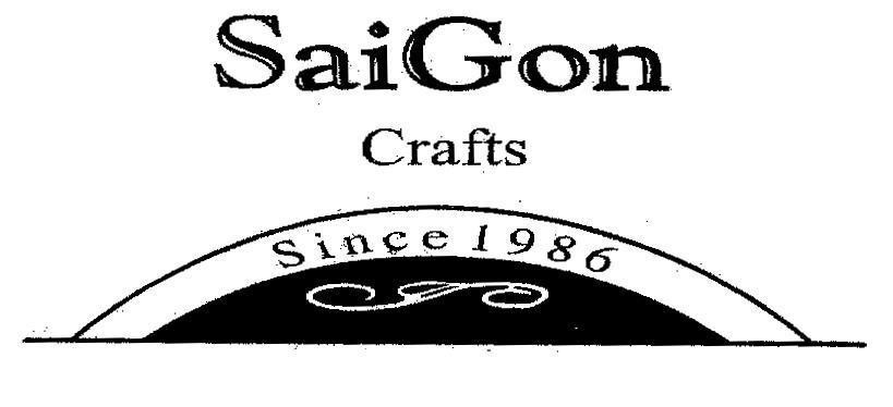 Mẫu nhãn hiệu SAIGON CRAFTS SINCE 1986