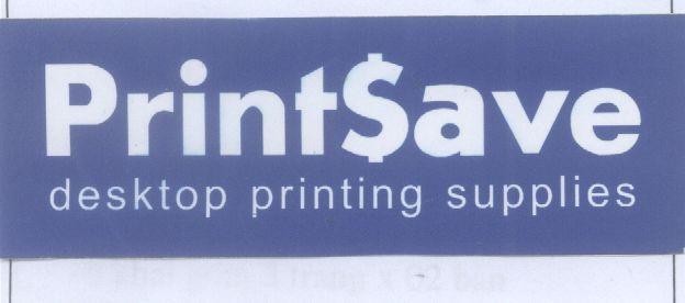 Mẫu nhãn hiệu PRINTSAVE DESKTOP PRINTING SUPPLIES