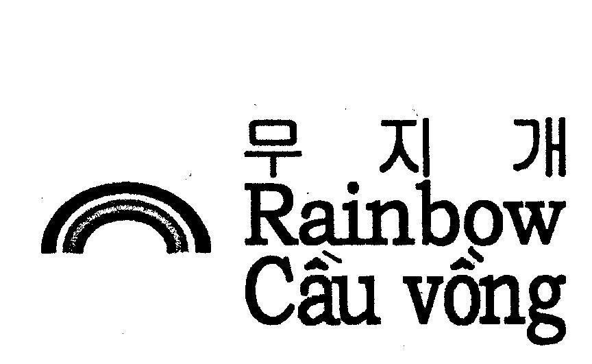 Mẫu nhãn hiệu RAINBOW CầU VồNG, hình [mu chi ghe: cầu vồng]