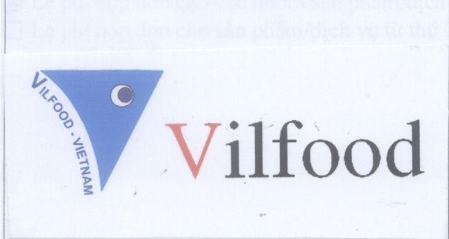 Mẫu nhãn hiệu VILFOOD VIETNAM VILFOOD