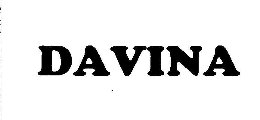 Mẫu nhãn hiệu DAVINA