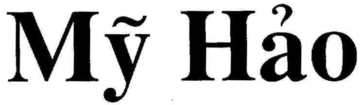 Mẫu nhãn hiệu Mỹ Hảo
