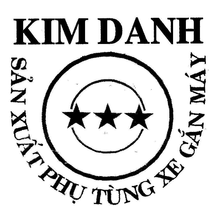 Mẫu nhãn hiệu KIM DANH Sản Xuất Phụ Tùng Xe Gắn Máy