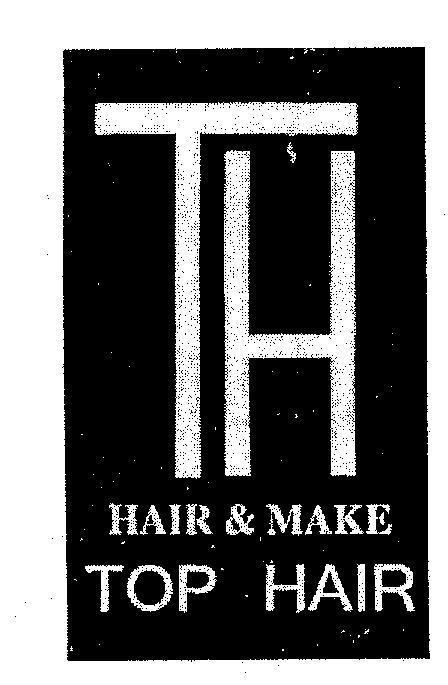 Mẫu nhãn hiệu TH HAIR & MAKE TOP HAIR