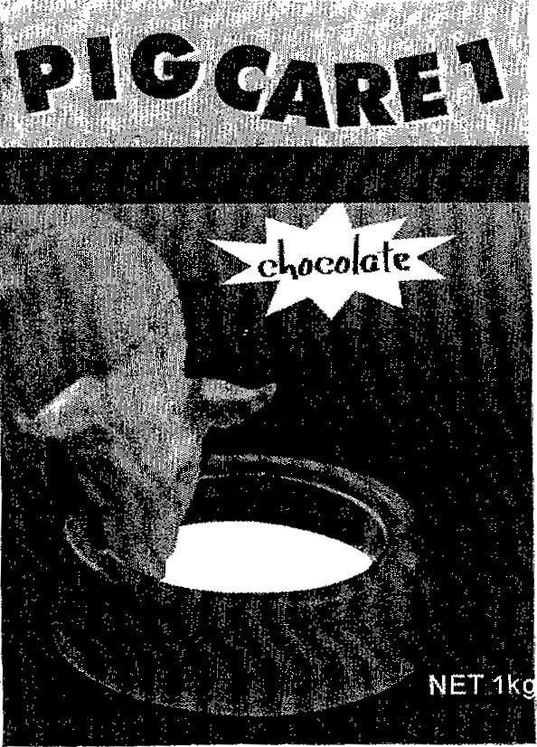Mẫu nhãn hiệu PIGCARE1 CHOCOLATE