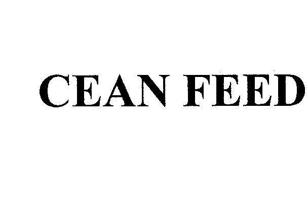 Mẫu nhãn hiệu CEAN FEED