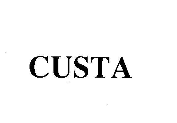 Mẫu nhãn hiệu CUSTA