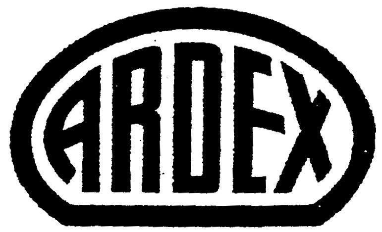 Mẫu nhãn hiệu ARDEX